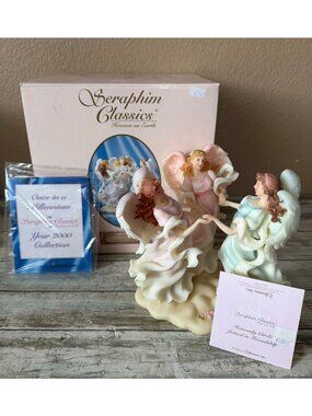 Seraphim Classics 2000 Heavenly Circle Joined In Friendship Figurine NEW